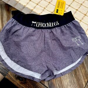 Chicknlegs Women's grey Athletic Shorts